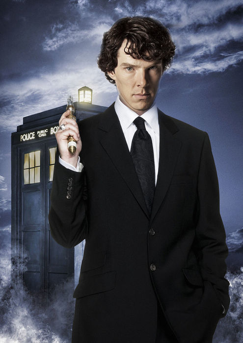 Benedict Cumberbatch as the Doctor Minecraft Skin